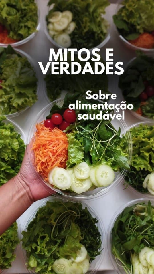 Saladas higienizadas & frutas cortadas